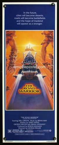 s199 MAD MAX 2: THE ROAD WARRIOR insert movie poster '81 George Miller
