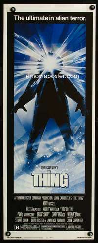 s377 THING insert movie poster '82 John Carpenter, cool artwork!
