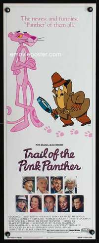s399 TRAIL OF THE PINK PANTHER insert movie poster '82 Peter Sellers