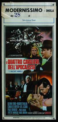 s497 4 HORSEMEN OF THE APOCALYPSE Italian locandina movie poster '61