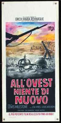 s504 ALL QUIET ON THE WESTERN FRONT Italian locandina movie poster R60s
