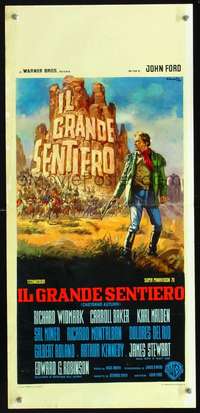 s535 CHEYENNE AUTUMN #2 Italian locandina movie poster '64 Ciriello