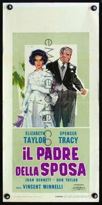 s563 FATHER OF THE BRIDE Italian locandina movie poster R63 Cesselon