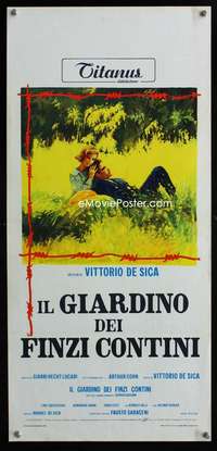 s574 GARDEN OF THE FINZI-CONTINIS Italian locandina movie poster '70