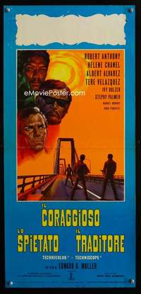 s600 IL CORAGGIOSO LO SPIETATO IL TRADITORE Italian locandina movie poster '67