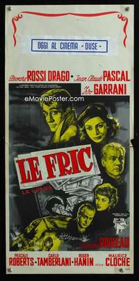 s539 COIN Italian locandina movie poster '59 Maurice Cloche, cool art!