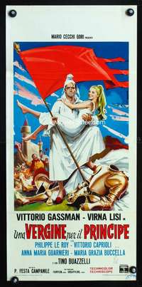 s628 MAIDEN FOR THE PRINCE Italian locandina movie poster '65 Deseta