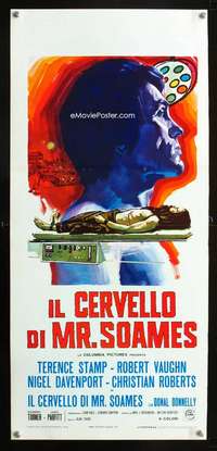 s636 MIND OF MR. SOAMES Italian locandina movie poster '70 sci-fi!