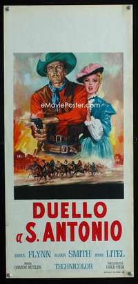 s670 SAN ANTONIO Italian locandina movie poster R62 Errol Flynn