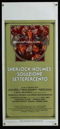 s675 SEVEN-PER-CENT SOLUTION Italian locandina movie poster '76