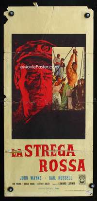 s712 WAKE OF THE RED WITCH Italian locandina movie poster R62 Wayne