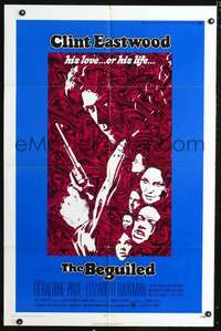 t056 BEGUILED one-sheet movie poster '71 Clint Eastwood, Geraldine Page, Don Siegel