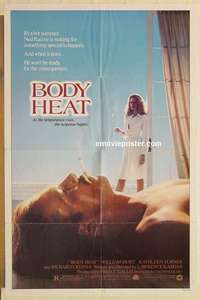 t074 BODY HEAT one-sheet movie poster '81 William Hurt, Kathleen Turner