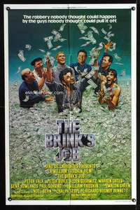 t087 BRINK'S JOB one-sheet movie poster '78 Peter Falk, Peter Boyle, William Friedkin