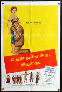 t116 CARNIVAL ROCK one-sheet movie poster '57 Bob Luman and The Shadows!
