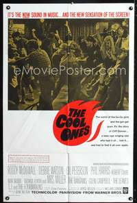 t148 COOL ONES one-sheet movie poster '67 world of the Go-Go girls and get-get guys!