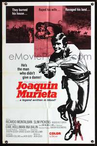 t177 DESPERATE MISSION one-sheet poster '69 Joaquin Murieta, Montalban is a legend written in blood!