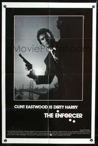 t223 ENFORCER int'l one-sheet movie poster '76 Clint Eastwood is Dirty Harry!