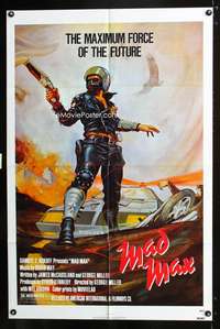 t378 MAD MAX one-sheet movie poster R83 Mel Gibson, George Miller Aussie classic!