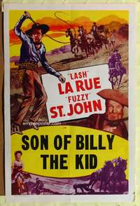 t575 LASH LA RUE '50s Al 'Fuzzy' St. John, Son of Billy The Kid!