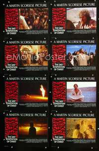 v302 LAST TEMPTATION OF CHRIST 8 English movie lobby cards'88 Scorsese