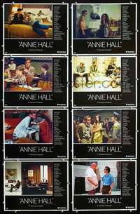 v019 ANNIE HALL 8 movie lobby cards '77 Woody Allen, Diane Keaton