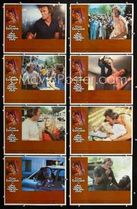v022 ANY WHICH WAY YOU CAN 8 movie lobby cards '80 Clint Eastwood