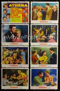 v029 ATHENA 8 movie lobby cards '54 Jane Powell, Debbie Reynolds