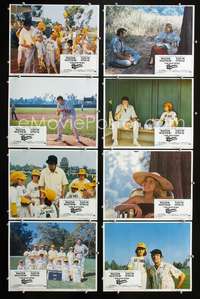v033 BAD NEWS BEARS 8 movie lobby cards '76 Tatum O'Neal, basball!