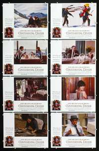 v100 CONTINENTAL DIVIDE 8 movie lobby cards '81John Belushi,Blair Brown