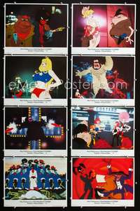 v101 COONSKIN 8 movie lobby cards '75 Ralph Bakshi R-rated cartoon!