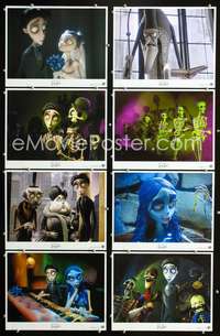 v103 CORPSE BRIDE 8 movie lobby cards '05 Tim Burton horror animation!
