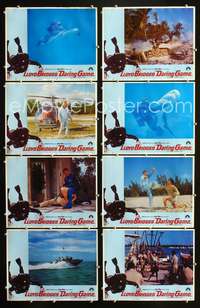 v115 DARING GAME 8 movie lobby cards '68 Lloyd Bridges, scuba diving!