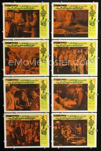 v119 DAY THE EARTH CAUGHT FIRE 8 movie lobby cards '62 English sci-fi!