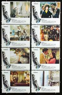 v146 EARTHQUAKE 8 movie lobby cards '74 Charlton Heston, Ava Gardner