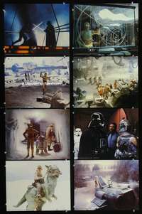 v147 EMPIRE STRIKES BACK 8 color 11x14 movie stills '80 George Lucas