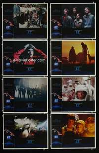v145 E.T. THE EXTRA TERRESTRIAL 8 movie lobby cards '82 Steven Spielberg