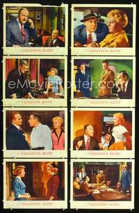 v152 EXECUTIVE SUITE 8 movie lobby cards R62 William Holden, Stanwyck