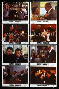 v159 FAMILY BUSINESS 8 movie lobby cards '89Connery,Hoffman,Broderick