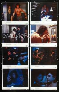 v181 FLY 8 movie lobby cards '86 David Cronenberg, Jeff Goldblum