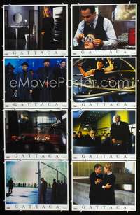v211 GATTACA 8 movie lobby cards '97 Ethan Hawke, Uma Thurman