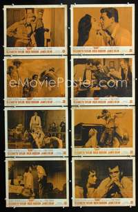 v215 GIANT 8 movie lobby cards R63 James Dean, Liz Taylor, Rock Hudson