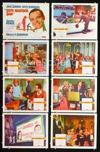 v221 GOOD NEIGHBOR SAM 8 movie lobby cards '64 Jack Lemmon, Schneider