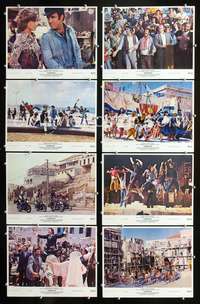 v288 KAZABLAN 8 movie lobby cards '74 Menahem Golan Israeli musical!