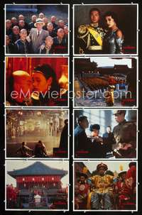 v300 LAST EMPEROR 8 movie lobby cards '87 Bernardo Bertolucci epic!