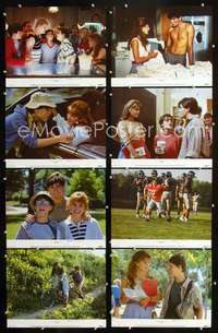 v324 LUCAS 8 color 11x14 movie stills '86 Corey Haim, Charlie Sheen