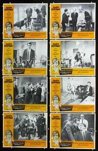 v327 MADIGAN'S MILLIONS 8 movie lobby cards '70 early Dustin Hoffman!