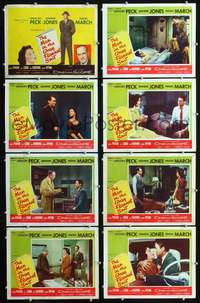 v335 MAN IN THE GRAY FLANNEL SUIT 8 movie lobby cards '56 Gregory Peck
