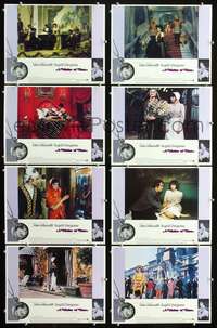 v354 MATTER OF TIME 8 movie lobby cards '76 Minnelli, Bergman, Boyer