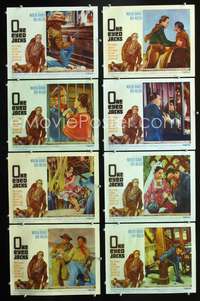 v430 ONE EYED JACKS 8 movie lobby cards '61 Brando directed & starred!
